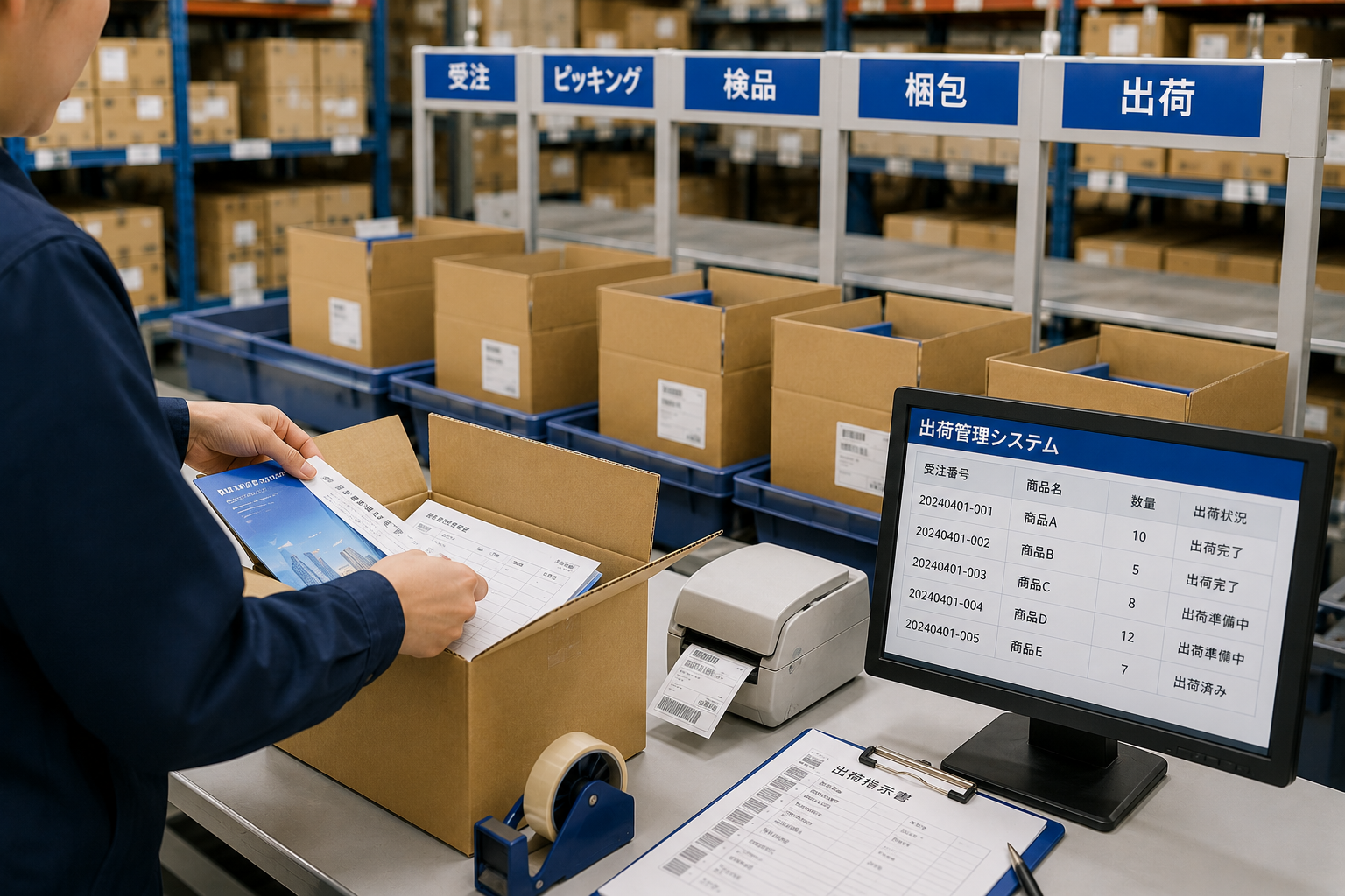 在庫出荷業務